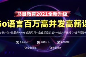 马哥高端Go语言百万并发高薪班/微服务/分布式高可用/Go高并发