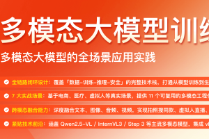 JK-多模态大模型训练营(高清同步)